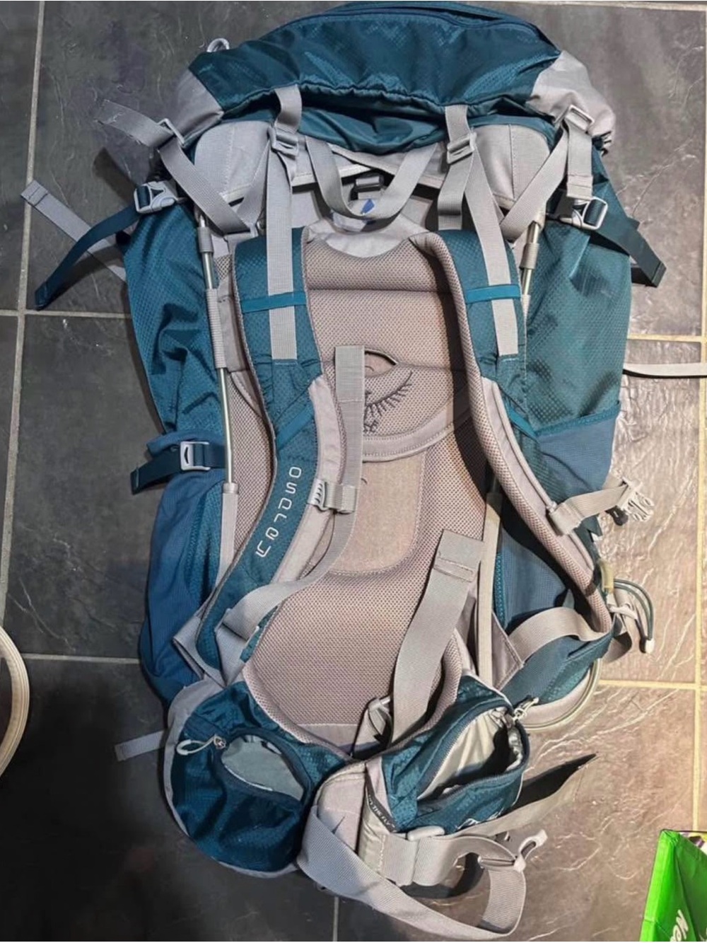 OSPREY Teal and Gray Women's Hiking Backpack